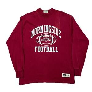 Vintage 90s Russell Athletic Morningside Football Long Sleeve Shirt M